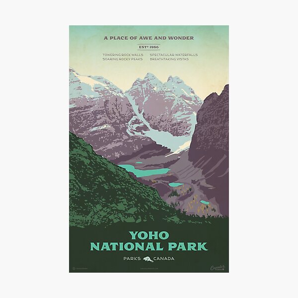 Item preview, Yoho National Park poster designed and sold by cameronstevens.