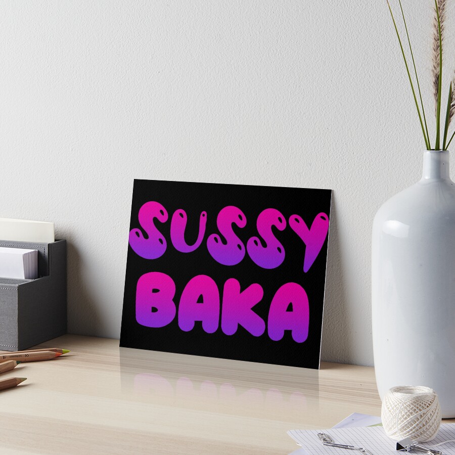 Sussy Baka Magnet for Sale by ReverendMothman