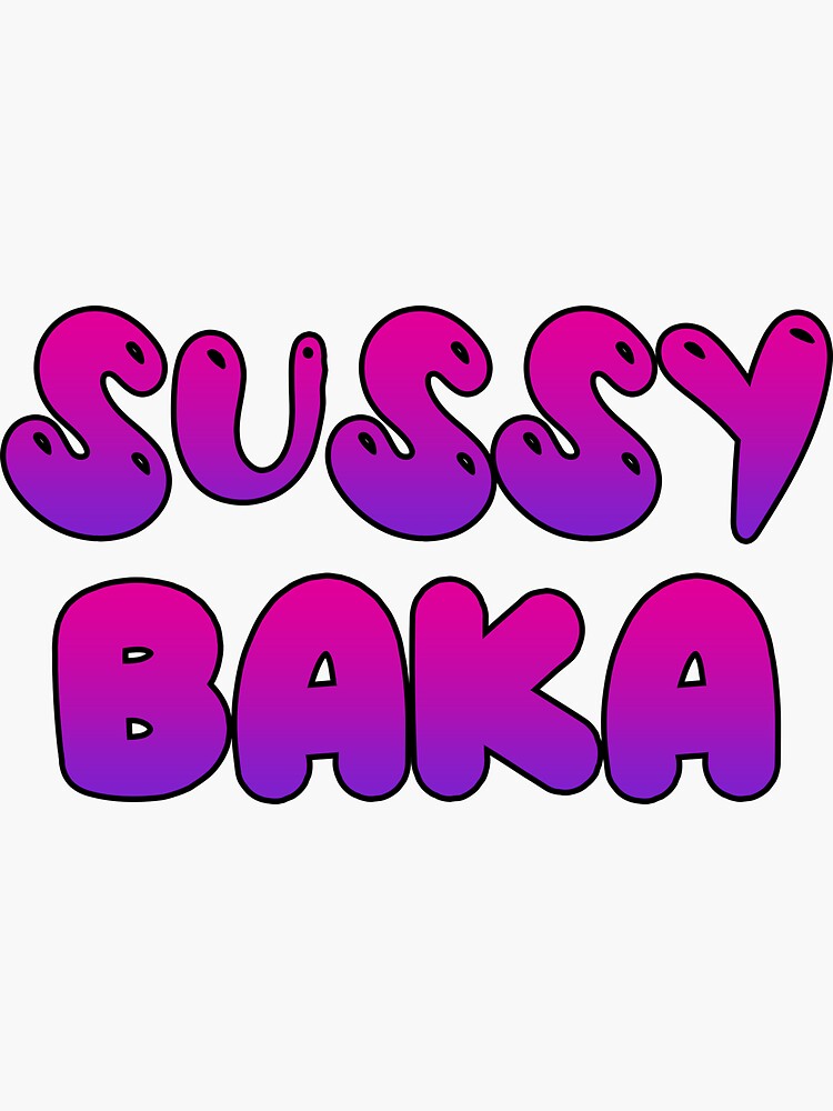 Sussy Baka Sus Imposter Amogus Meme from TeePublic