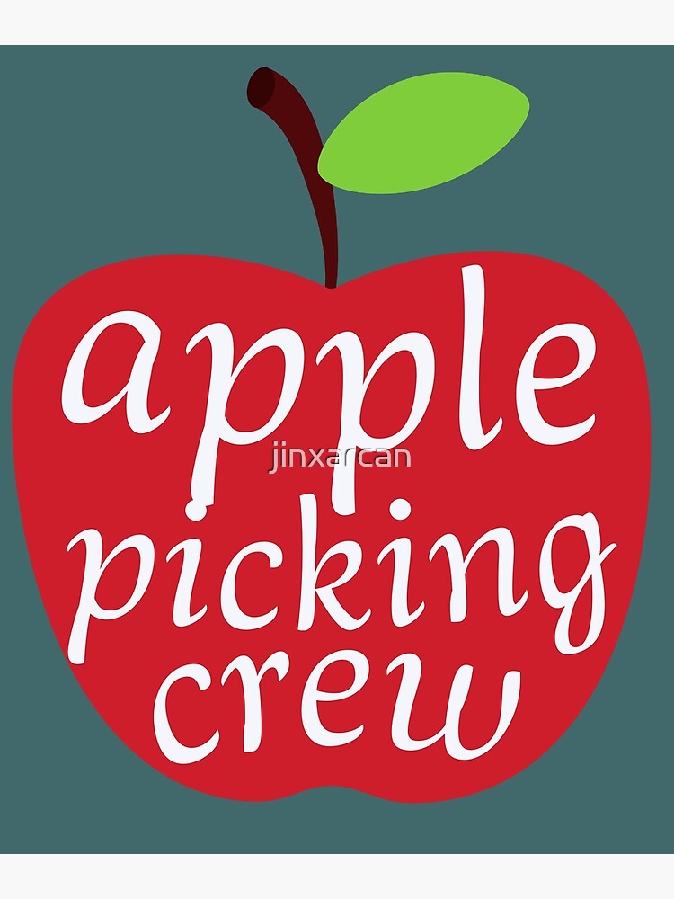Disover Apple Picking Crew Premium Matte Vertical Poster