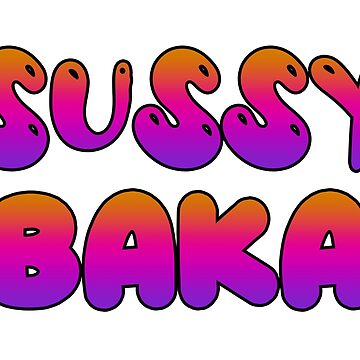 Sussy Baka Magnet for Sale by ReverendMothman