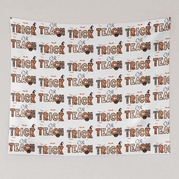 Item preview, Trick Or Teach Multi Colored Text  designed and sold by Tonya51.