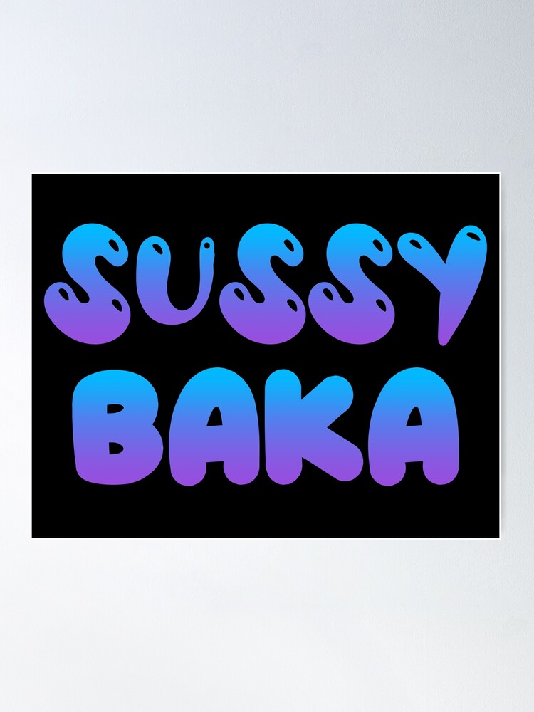 Sussy Baka Magnet for Sale by ReverendMothman