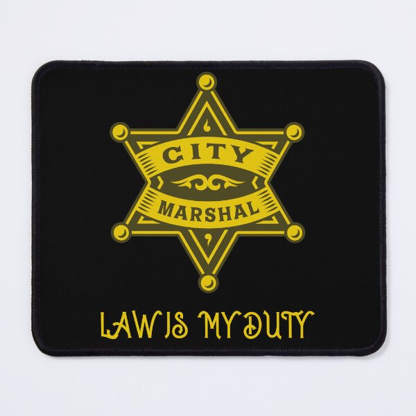 Item preview, CITY MARSHALL - LAW IS MY DUTY designed and sold by MJ96-PRO.