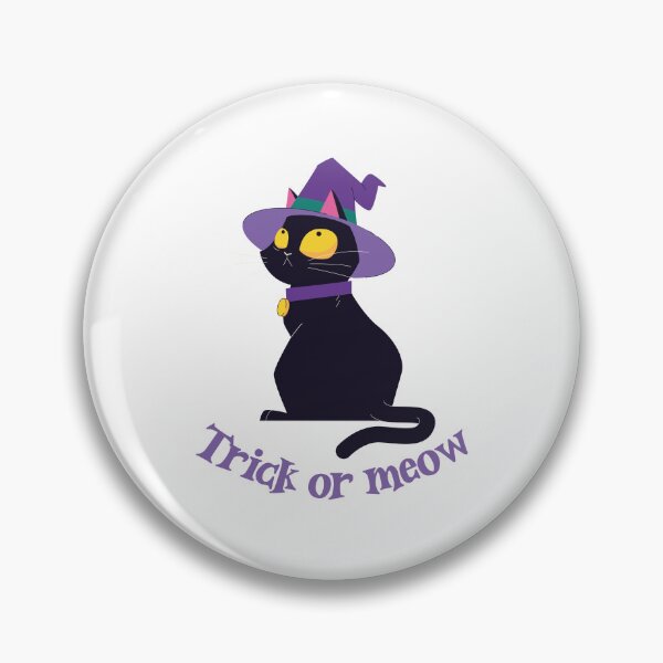 Item preview, Cute halloween cat, Tick or Teat designed and sold by plaktim.