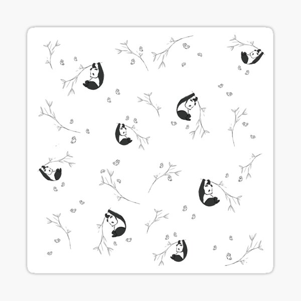 Item preview, panda designed and sold by PineLemon.