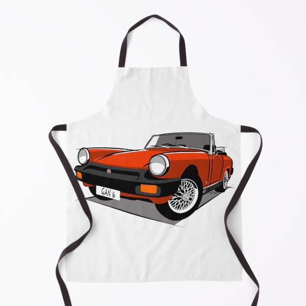 Item preview, MG Midget rubber bumper orange designed and sold by car2oonz.
