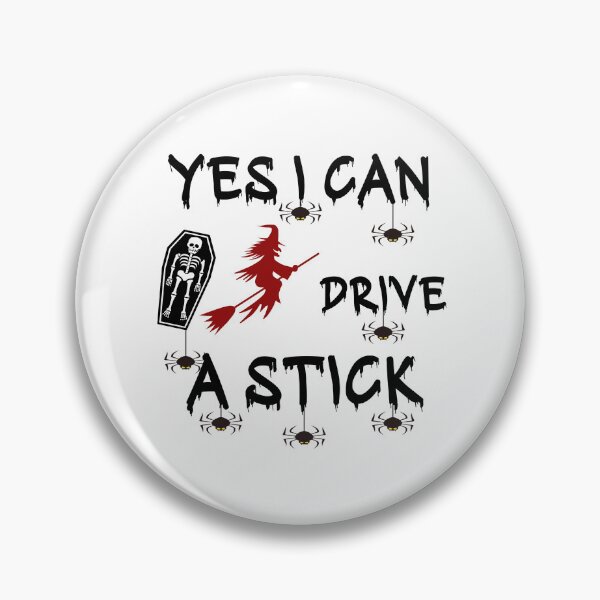 Item preview, Yes I can drive a Stick-Halloween Essential T-shirt designed and sold by Sam-Roth ⭐⭐⭐⭐⭐.