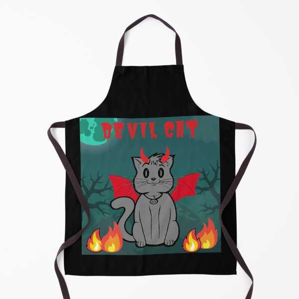 Item preview, Devil Cat for Halloween designed and sold by MonkeyTales.