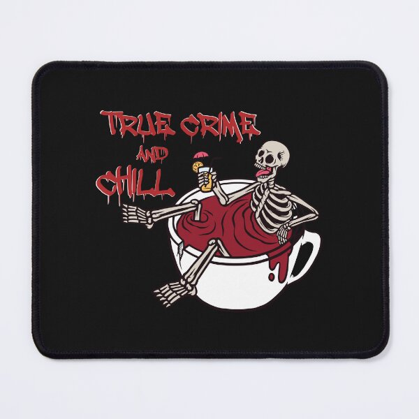 Item preview, True Crime And Chill Skeleton Vintage designed and sold by ArtiseGraphics.