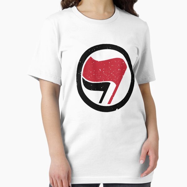 Vista previa del artículo con la obra «camiseta vintage con símbolo antifa», diseñado y vendido por blacklives.