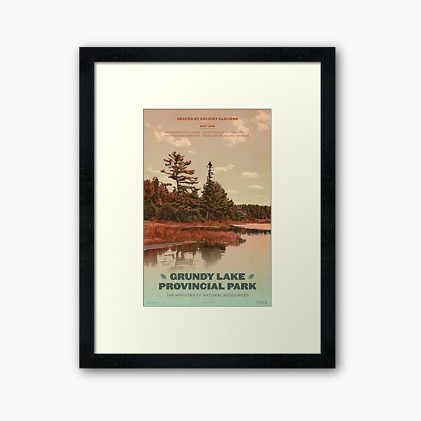 Aperçu de l'œuvre Parc provincial du lac Grundy créée et vendue par cameronstevens.
