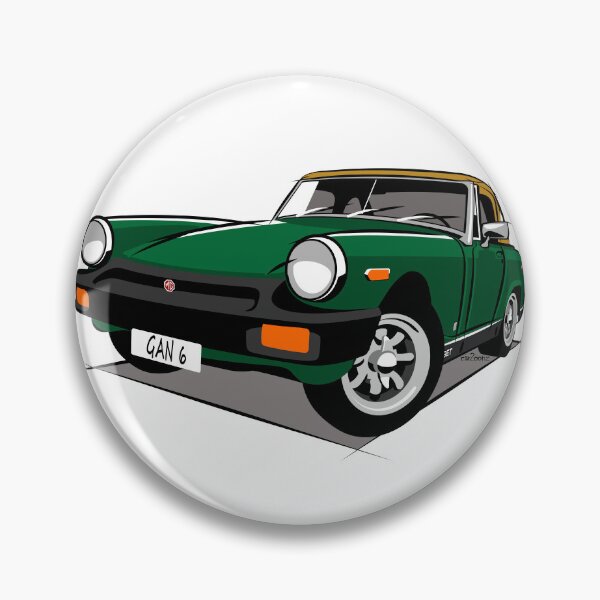 Item preview, MG Midget rubber bumper green designed and sold by car2oonz.