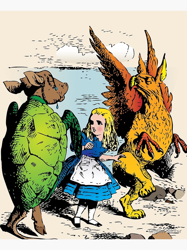 Alice in Wonderland - Lobster Quadrille by ChellePainter