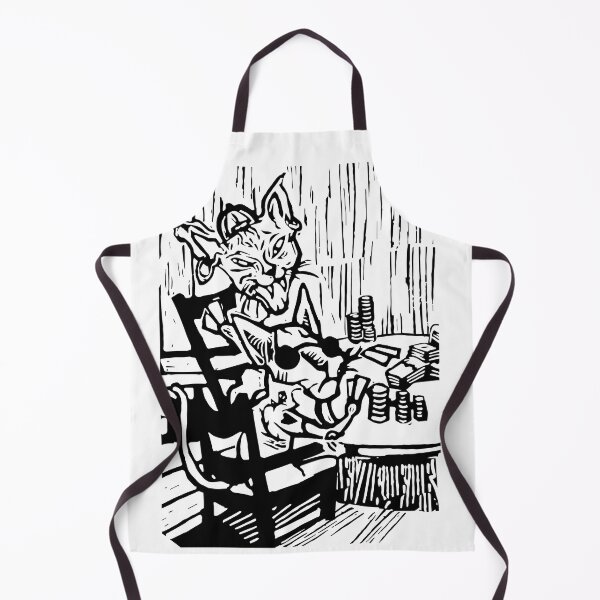 Item preview, Mafia Poker Cats (white background) designed and sold by DimensionalPit.