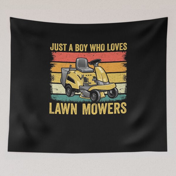 Item preview, Vintage Just A Boy Who Loves Lawn Mowers Mowing Lovers designed and sold by Best Designer.