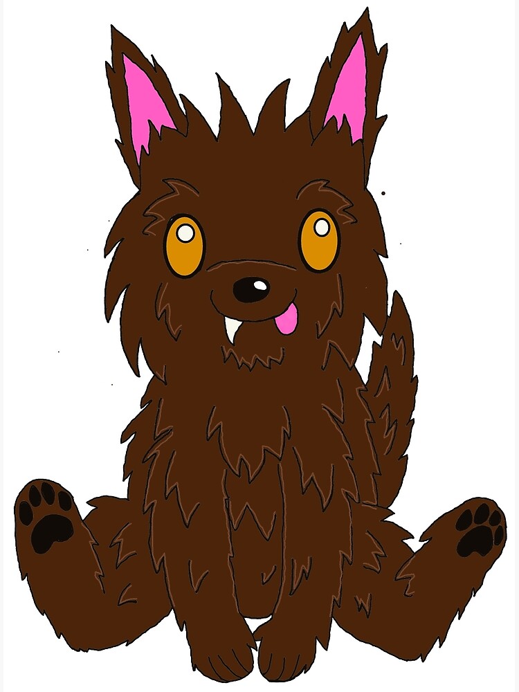 "Cryptid Cuties Baby Dogman" Poster for Sale by Cash4Cryptids | Redbubble