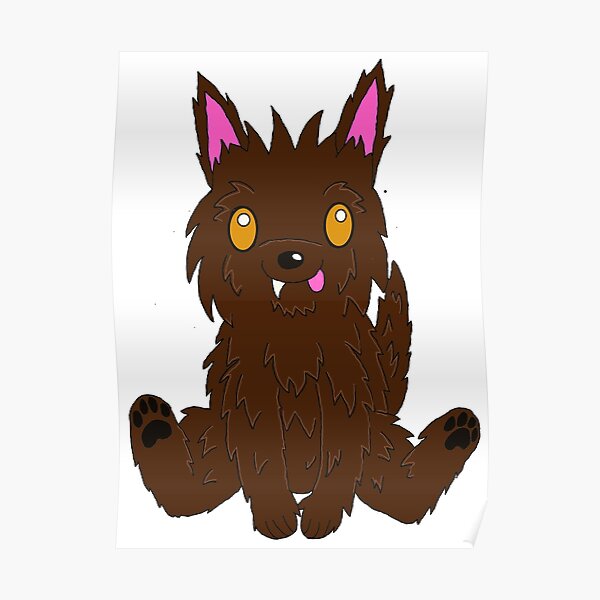 "Cryptid Cuties Baby Dogman" Poster for Sale by Cash4Cryptids | Redbubble