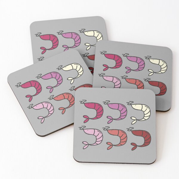 Item preview, Happy Shrimps - 2 - designed and sold by LGBT-Art-Design.