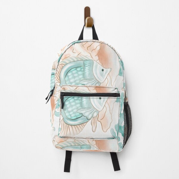 Item preview, Teal Fish Pattern designed and sold by klephotography.