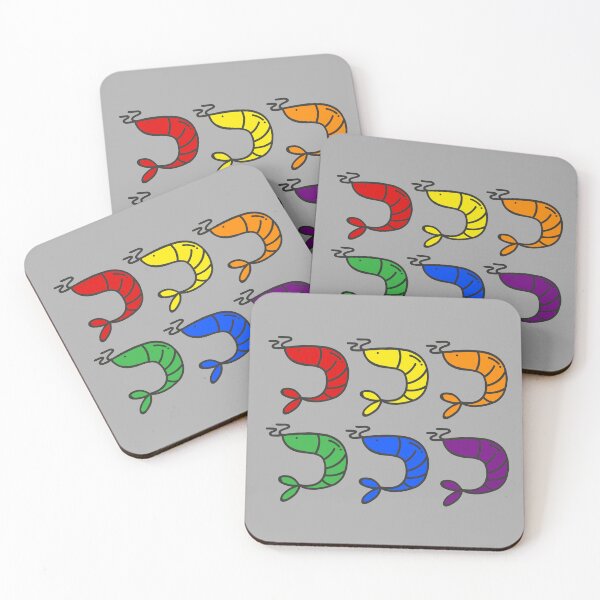 Item preview, Happy Shrimps 1 - designed and sold by LGBT-Art-Design.