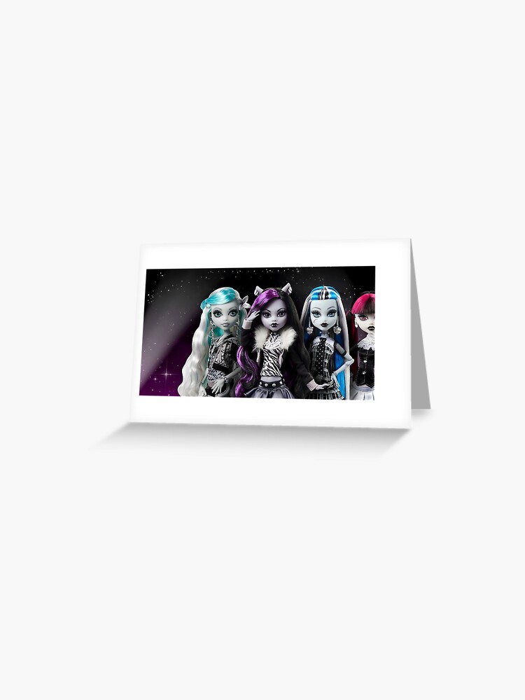 REEL DRAMA MONSTER HIGH Greeting Card by ARTRAVESHOP