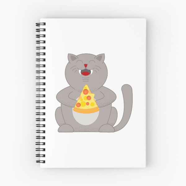 Item preview, Chubby Cat Eat Pizza. designed and sold by lakokakr.