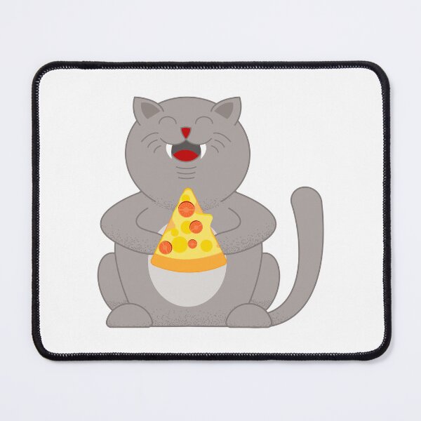 Item preview, Chubby Cat Eat Pizza. designed and sold by lakokakr.