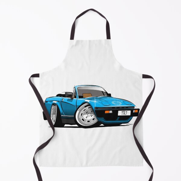 Item preview, Triumph TR7 convertible caricature blue designed and sold by car2oonz.