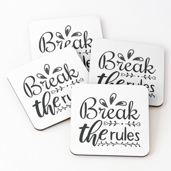 Item preview, Break The Rules Quote designed and sold by BlueZenStudio.