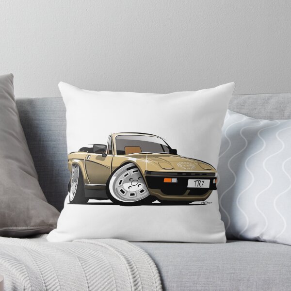 Item preview, Triumph TR7 convertible caricature gold designed and sold by car2oonz.