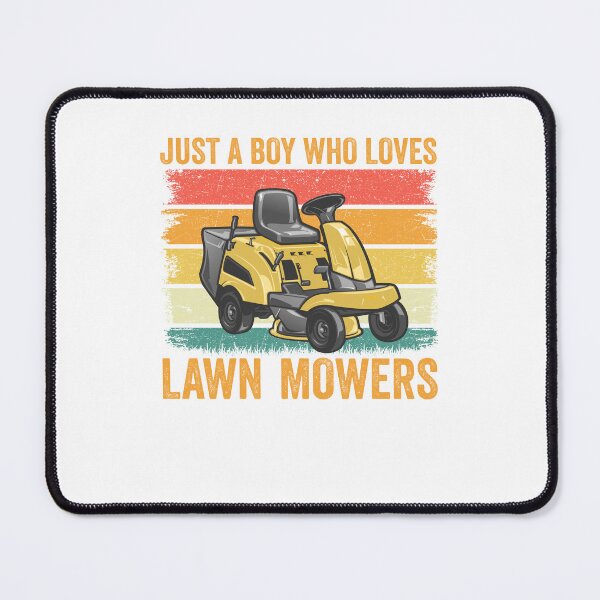 Item preview, Vintage Just A Boy Who Loves Lawn Mowers Mowing Lovers designed and sold by Best Designer.