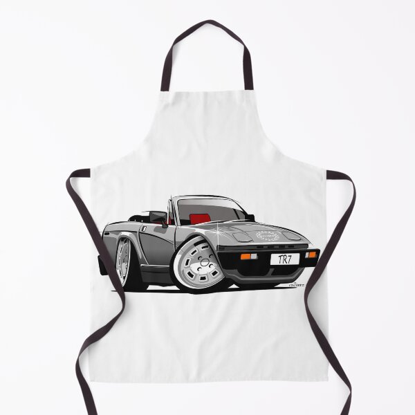 Item preview, Triumph TR7 convertible caricature silver designed and sold by car2oonz.