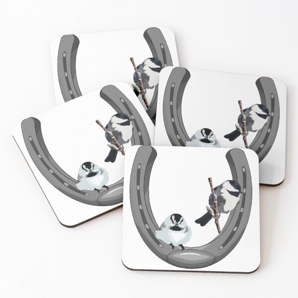 Item preview, Horseshoe and Chickadees designed and sold by ShyMurphy.