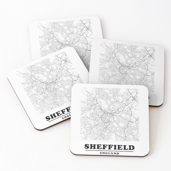 Item preview, Minimal Sheffield Map designed and sold by Enea Kelo.