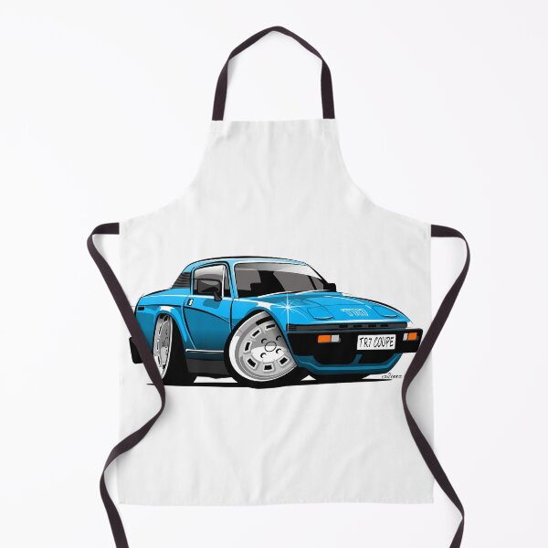 Item preview, Triumph TR7 coupe caricature blue designed and sold by car2oonz.