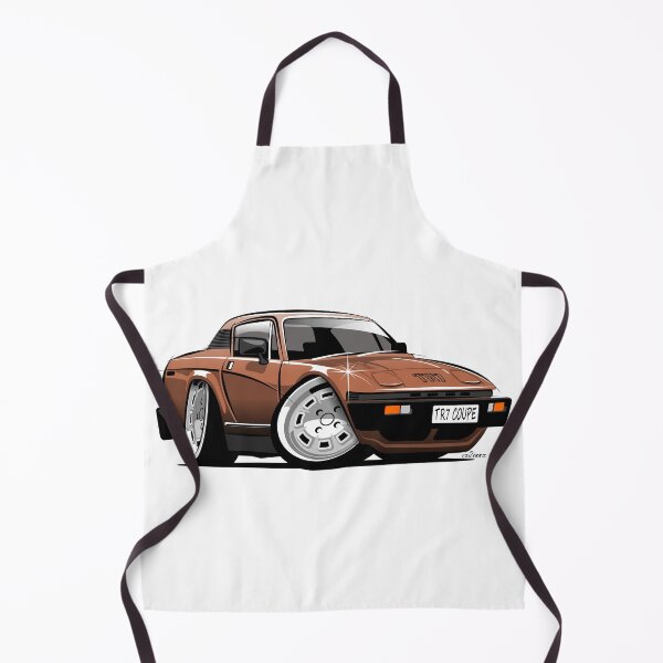 Item preview, Triumph TR7 coupe caricature brown designed and sold by car2oonz.