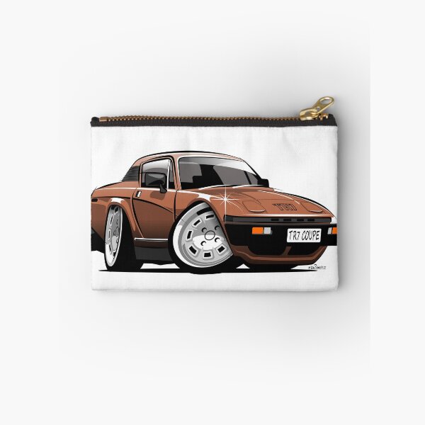 Item preview, Triumph TR7 coupe caricature brown designed and sold by car2oonz.