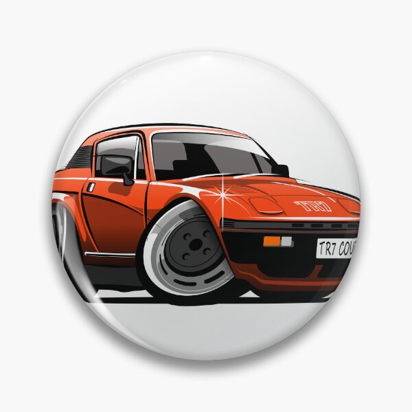 Item preview, Triumph TR7 coupe caricature red designed and sold by car2oonz.