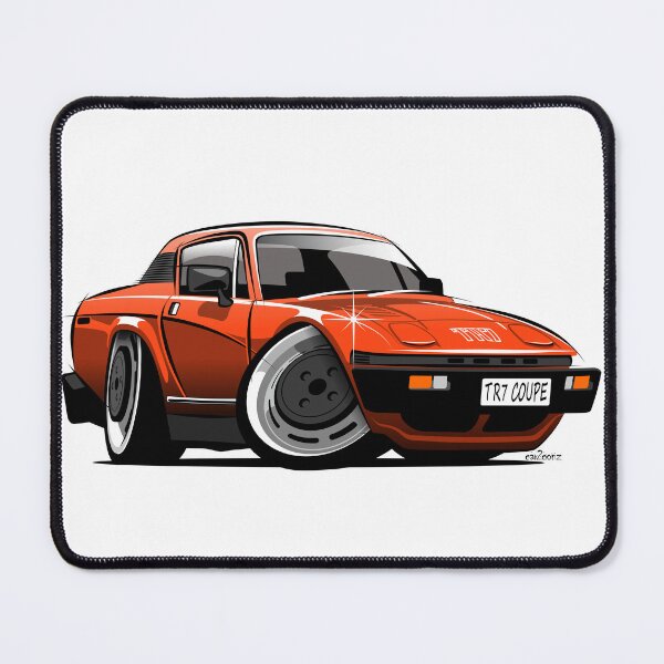Item preview, Triumph TR7 coupe caricature red designed and sold by car2oonz.