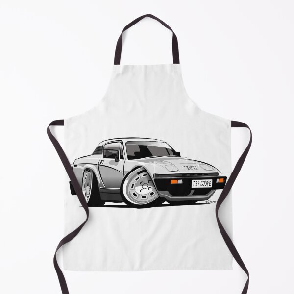 Item preview, Triumph TR7 coupe caricature white designed and sold by car2oonz.