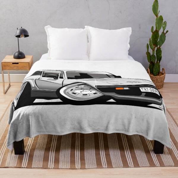 Item preview, Triumph TR7 coupe caricature white designed and sold by car2oonz.