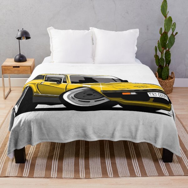 Item preview, Triumph TR7 coupe caricature yellow designed and sold by car2oonz.