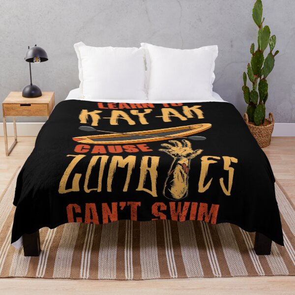 Item preview, Learn to kayak cause zombies can't swim designed and sold by SidTastic .