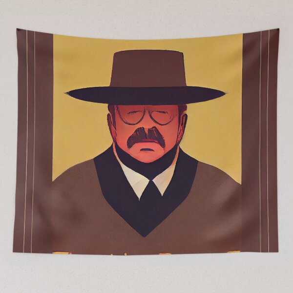 Aperçu de l'œuvre Theodore Roosevelt | Comics Style créée et vendue par ComicsFactory.