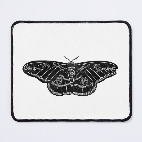 Item preview, Moth Lino Print Style designed and sold by Aether-and-Ivy.