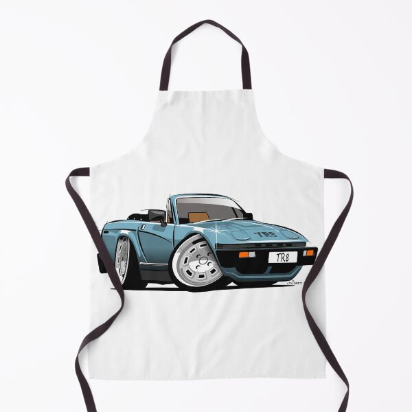 Item preview, Triumph TR8 convertible caricature blue designed and sold by car2oonz.