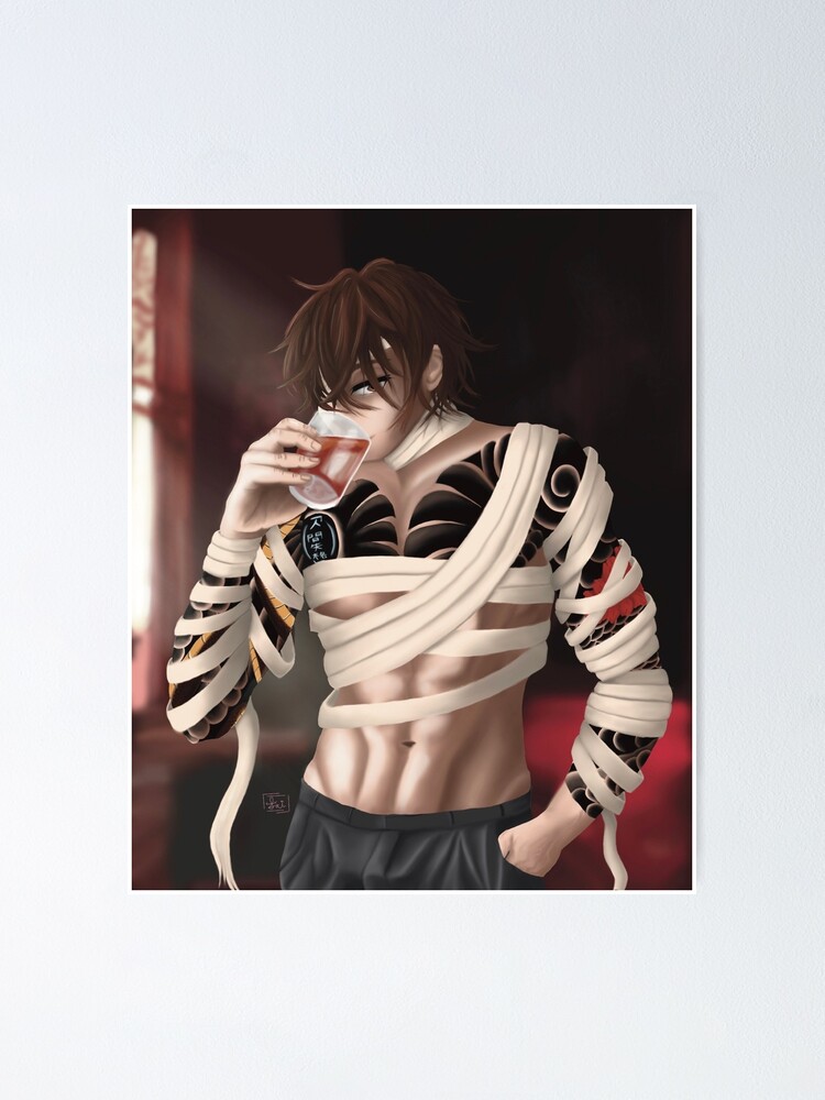 "Leader of the Port Mafia" Poster for Sale by ColorfulDragon | Redbubble - Who Is The Leader Of Port Mafia