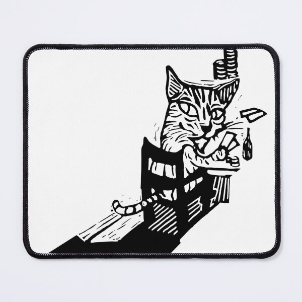 Item preview, Smiley Poker Cat (white background) designed and sold by DimensionalPit.