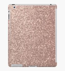 Pink Rose Gold Metallic Glitter iPad Case/Skin